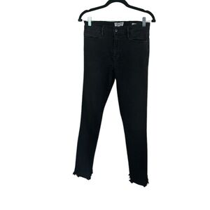 Frame Denim Le High Skinny Black Jeans Size 28